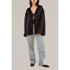Women's Flowy Tie Front Top - nlt - 2 of 3