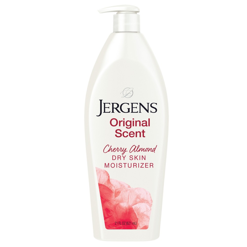 Photos - Cream / Lotion Jergens Original Scent with Cherry Almond Essence Dry Skin Moisturizer, Long Lasting Hydration - 21 fl oz