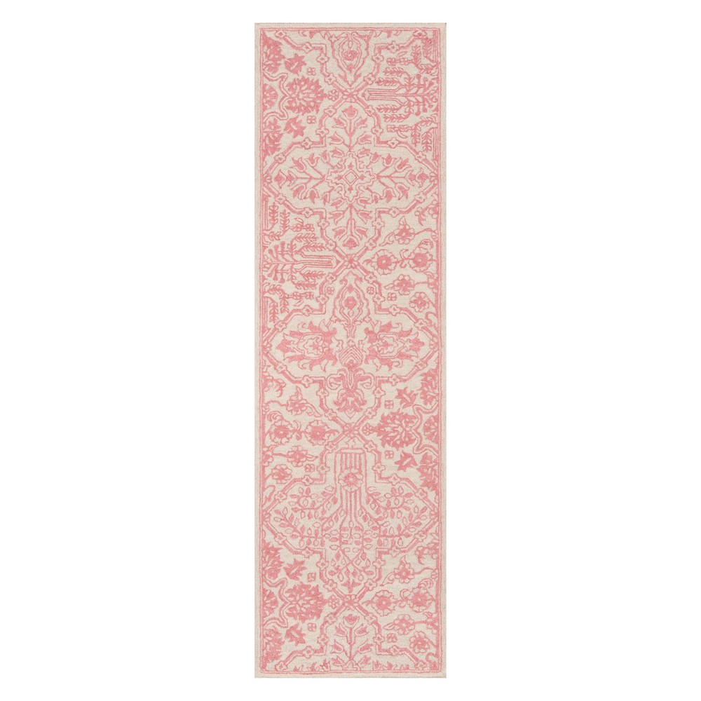 2'3inx8' Geometric Tufted Runner Pink - Momeni