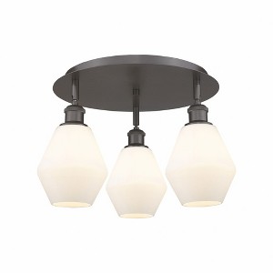 Cindyrella - 3 Light Flush Mount In Industrial Style-10 Inches Tall and 17.75 Inches Wide - 1 of 1