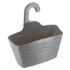 Evideco French Home Goods Hanging Shower Caddy Basket with Hook - Space-Saving Bathroom Organizer - Rustproof - 2 of 4
