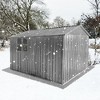 NicBex 10x8Ft Metal Garden Sheds, Outdoor Storage Sheds, Gazebos with a Practical Apex Roof, Carports with Window for Natural Light - 3 of 4