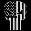 Mens Marvel: The Punisher Beveled Edge Logo T Shirt - 2 of 4