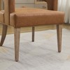 CAVINAS Wide Modern Barrel Accent Chair Upholstered Armchair,Living Room Leisure Chair,PU Leather Lounge Chair for Club,Kitchen&Living Room - 4 of 4