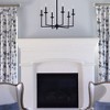 Quorum Lighting Eldorado 6 - Light Chandelier in  Matte Black - 2 of 4