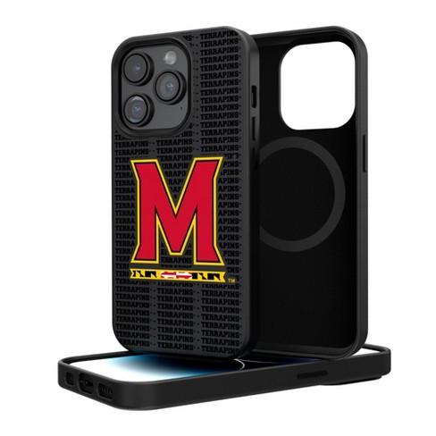 Keyscaper Maryland Terrapins Text Backdrop Magnetic Phone Case For 