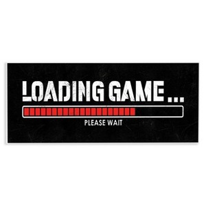 Stupell Industries 10"x24" Kids' Loading Game Phrase Wall Art Unframed - 1 of 4