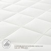 Whisper Organics, Luxury 100% Organic Cotton Mattress Protector, Exquisitely Soft, GOTS Certified Breathable Protective Pad, White - California King - 2 of 4