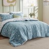 Bedsure | Reversible Floral Duvet Cover Set with Zipper Closure 3Pcs - 2 of 4