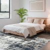 Washable Non-Slip Rug, Modern Abstract Low Pile Indoor Carpet, Soft Machine Washable Area Mat for Living Room, Bedroom, Entryway - 2 of 4