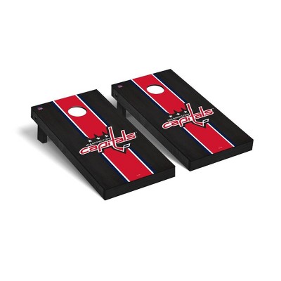 NHL Washington Capitals Premium Cornhole Board Onyx Stripe Version