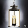 Urban Ambiance Luxury Rustic Outdoor Pendant Light,  20.25"H x 9.875"W,  Olde Bronze Finish, UHP1124 - 3 of 4