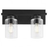 Quorum Lighting Carter 2 - Light Vanity in  Matte Black - 3 of 4