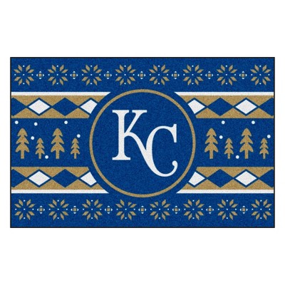 MLB Kansas City Royals 19"x30" Holiday Sweater Rug