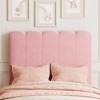 Twin Bed Frame with Storage Drawer and Headboard, Velvet Upholstered Twin Platform Bed Frame for Girls, Strong Wooden Slats Support - 4 of 4