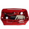 Anna-Kaci Felt Purse Organizer Insert with Multiple Pockets and Zipper Compartment - 3 of 4