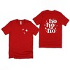Simply Sage Market Women's Whimsical Ho Ho Ho Front and Back Short Sleeve Graphic Tee - 2 of 4