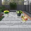 YIYIBYUS Indoor Metal Plant Stands Multilayer Potted Planters Display Rack - 3 of 4