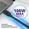 Fosmon [Intel Certified] Thunderbolt 4 Cable 3.3 ft, USB-C Thunderbolt 4 Cable, USB-PD 3.0, Support 8K Display, 100W Charging for iPad Pro MacBook Pro - 4 of 4