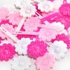 Camryn's BFF Hair Barrettes - Hot Pink/Soft Pink/White - 24pk - image 3 of 3