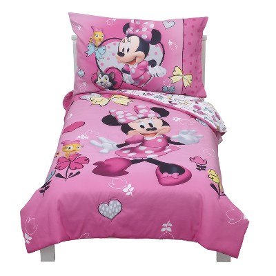 minnie mouse cot bed set