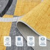 COZONY Abstract Modern Geometric Washable Non Slip Runner Rug - 4 of 4