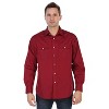 Gioberti Men's Solid Long Sleeve Western Shirt with Pearl Snap-on Buttons - 2 of 4