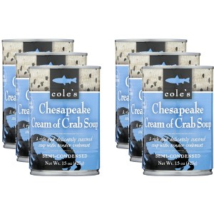 Cole's Chesapeake Cream Of Crab Soup - Case of 6 - 15 oz - 1 of 2