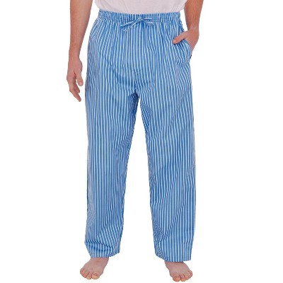Alexander del Rossa Mens Woven Cotton Pajama Pants, PJ Bottoms