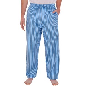 Alexander del Rossa Mens Woven Cotton Pajama Pants, PJ Bottoms - 1 of 1