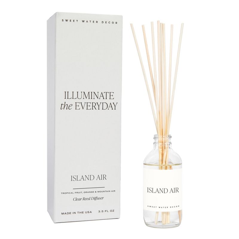 Sweet Water Decor Island Air Clear Reed Diffuser - 3.5oz, 1 of 4
