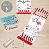 Big Dot of Happiness Flamingle Bells DIY Assorted Tropical Christmas Party Cash Holder Gift Funny Money Cards Set of 6 - 2 of 4