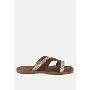 Eirata Genuine Mesh Leather Slip-On Flats Women - 1 of 4