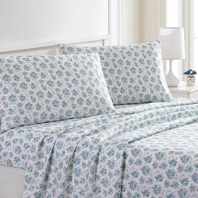 Hyprest Printed 4-Piece Extra Soft Bedding Sheets & Pillowcase Set
