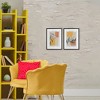 Stupell Industries Botanicals over Geometrics 2pc Framed Print Under Glass Set - 2 of 4