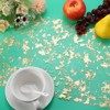 Unique Bargains Birthday Party Polyester Flexible Cutting Metallic Foil Thin Mesh Table Runner 2 Pcs - 3 of 3