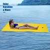 Costway 3-Layer Tear-proof Water Mat Floating Pad Island Water Sports Relaxing - 2 of 4