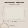 KeaBabies Toddler Pillow with Pillowcase, 13X18 Soft Organic Cotton Toddler Pillows for Sleeping, Kids Travel Pillow Age 2-5 - 3 of 4
