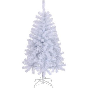 VINGLI Upgraded 4ft White Artificial Christmas Tree, 346 Tips, for Home Office Party Decor - 1 of 4