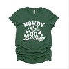 Simply Sage Market Howdy Go Lucky Clovers Short Sleeve Tee - 3 of 4