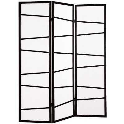 NicBex Room Divider Folding Privacy Screen with Geometric Lattice Design Partition for Home & Office