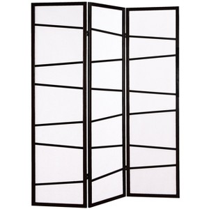 NicBex Room Divider Folding Privacy Screen with Geometric Lattice Design Partition for Home & Office - 1 of 4