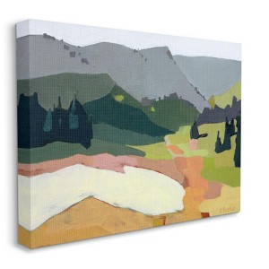 Stupell Industries Winter Thawed Abstract Snow Mountain Landscape - 1 of 4