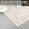 Living Room Rug Washable Indoor Carpet with Non-Slip Backing, Non-Shedding Distressed Printed Rug, Traditional Area Rug for Bed Room - 3 of 4