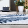 Area Rug Geometric Stripes Rug Modern Washable Living Room Rug Low Pile Non-Slip Throw Rugs for Bedroom Office - 4 of 4