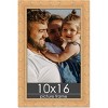 PosterPalooza | 10x16 Modern Bamboo Picture Frame, UV Acrylic, 5 Finishes - 2 of 4