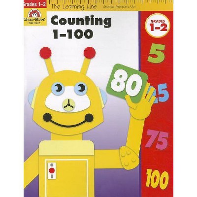 Counting 1-100, Grade 1-2 - (Learning Line) by  Evan-Moor Educational Publishers (Paperback)