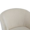 NicBex Modern Accent Chair with Round Back Comfortable Lounge Chair with Three-leg Wooden Base for Living Room - 3 of 4