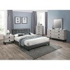TiramisuBest Bedroom Furniture Contemporary Look Cream Color Nightstand Drawers Bed Side Table plywood with Cream for Nightstands - 3 of 4
