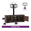 Farmhouse TV Stand with Mount for 70 inch TV Entertainment Center, Media Console with Height Adjustable Mount for Living Room - 2 of 4